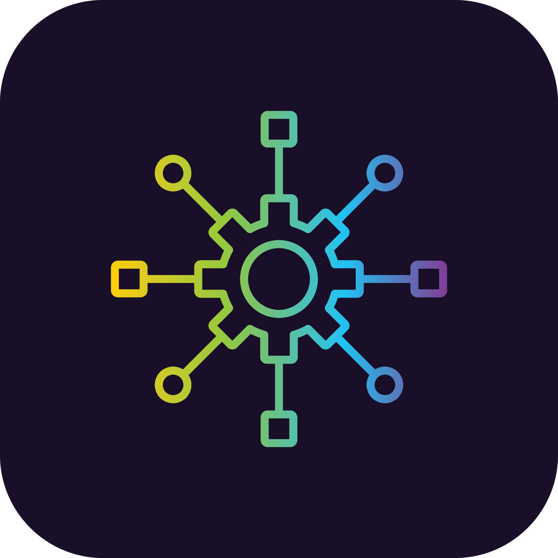 Algorithm Gradient Icon 9644149 Vector Art at Vecteezy