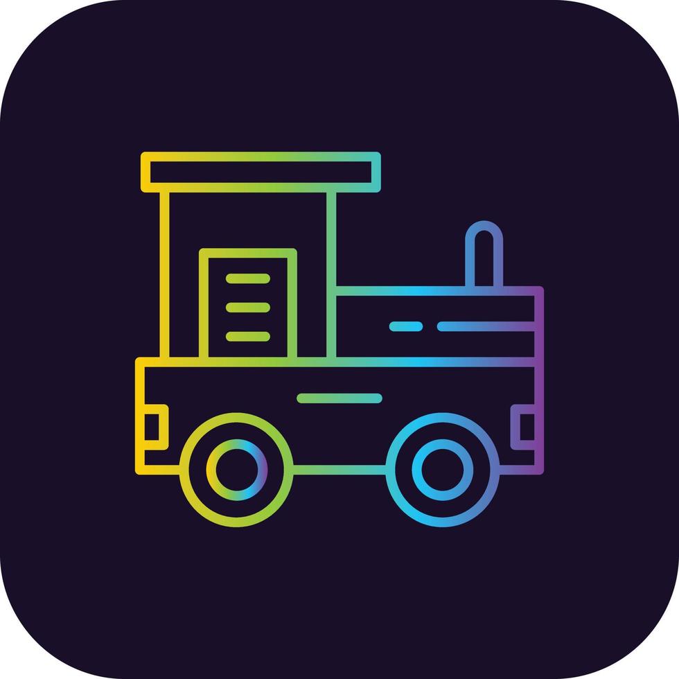 Train Gradient Icon vector