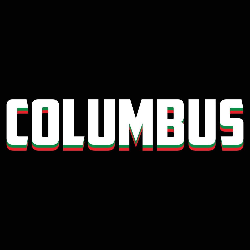 Columbus day t shirt design vector