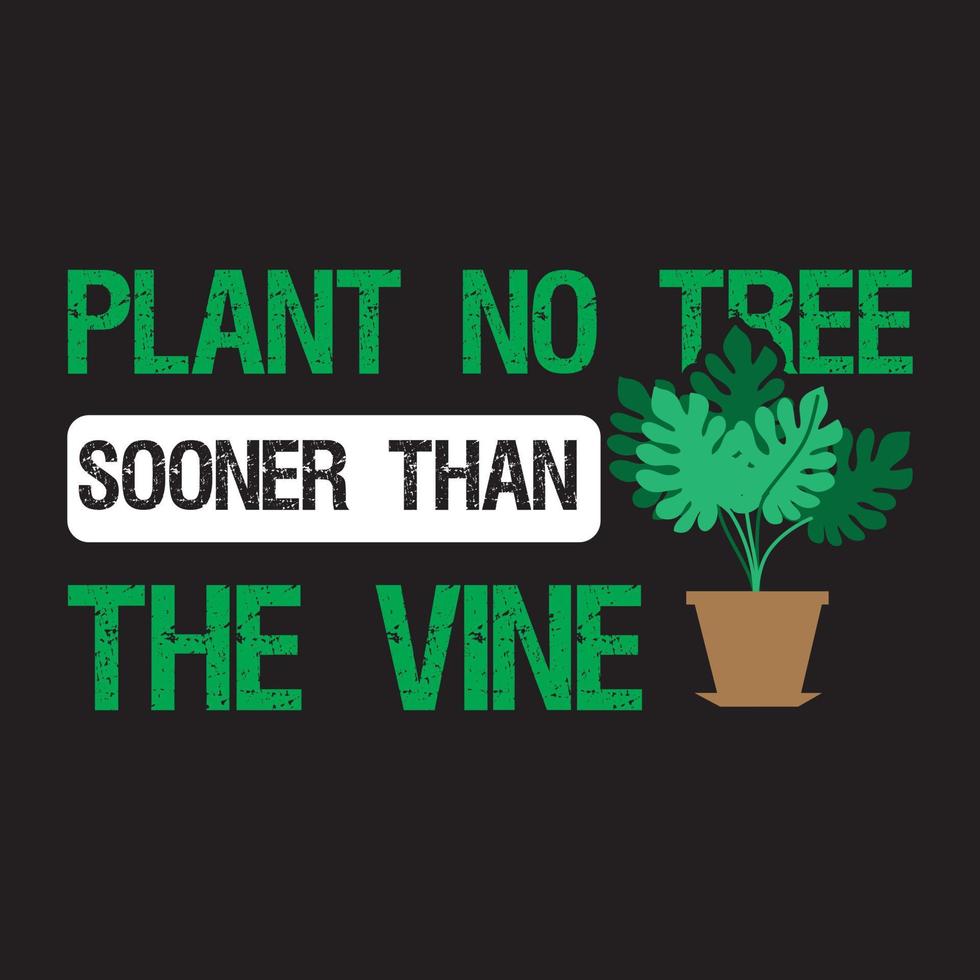 Tree planting t shirt design vector