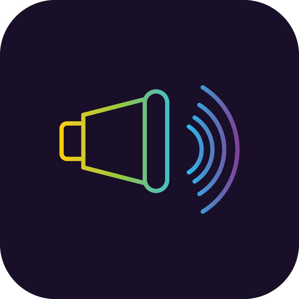 Speaker Gradient Icon vector