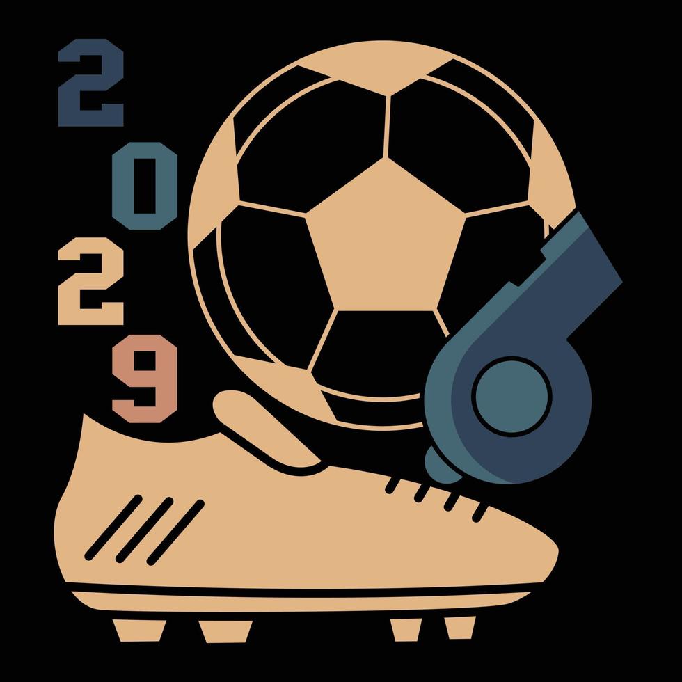 Football t shirt design vector