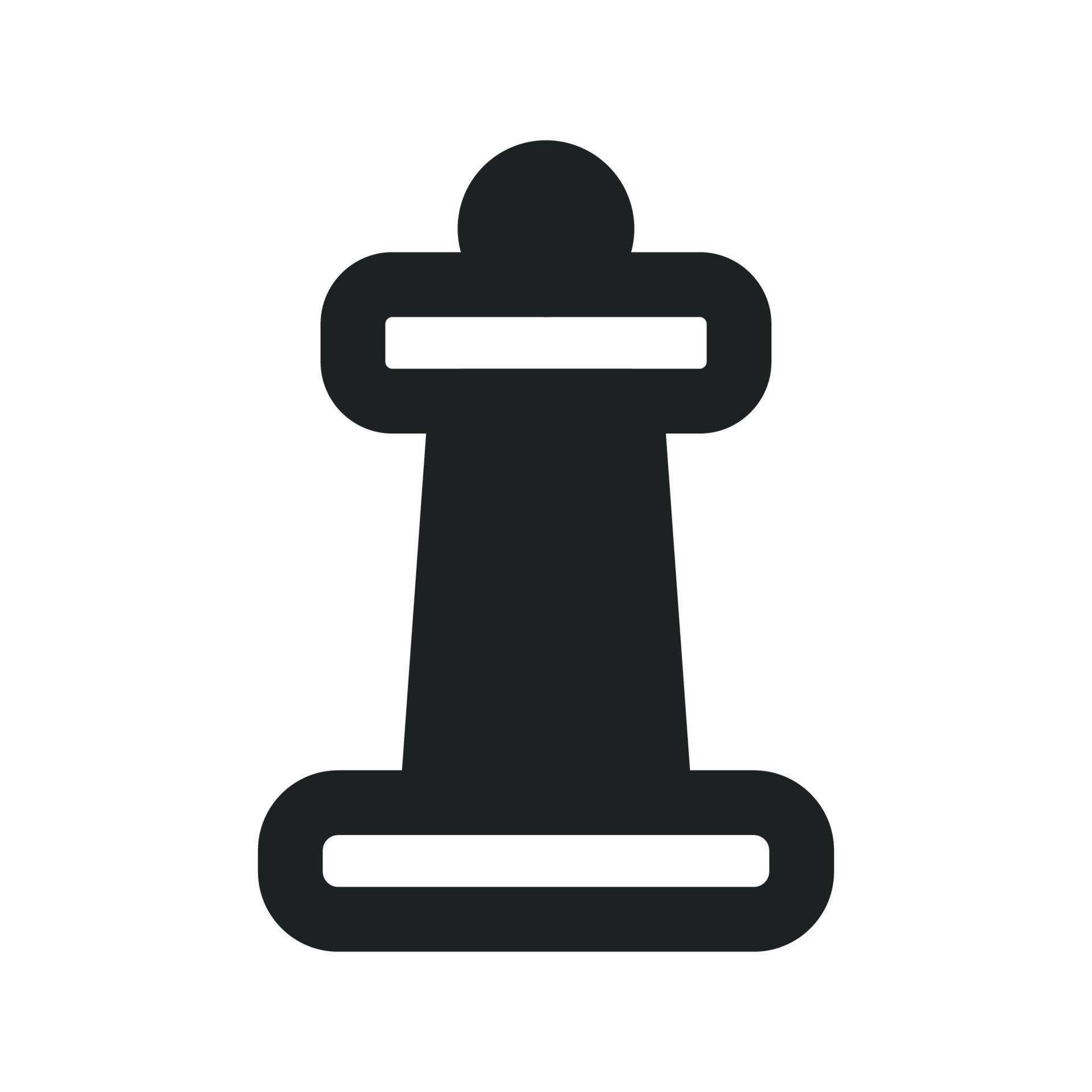 Chess Icon with Solid Style 9644752 Vector Art at Vecteezy