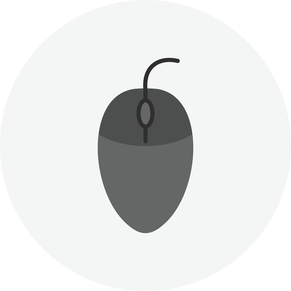 Mouse Flat Circle vector