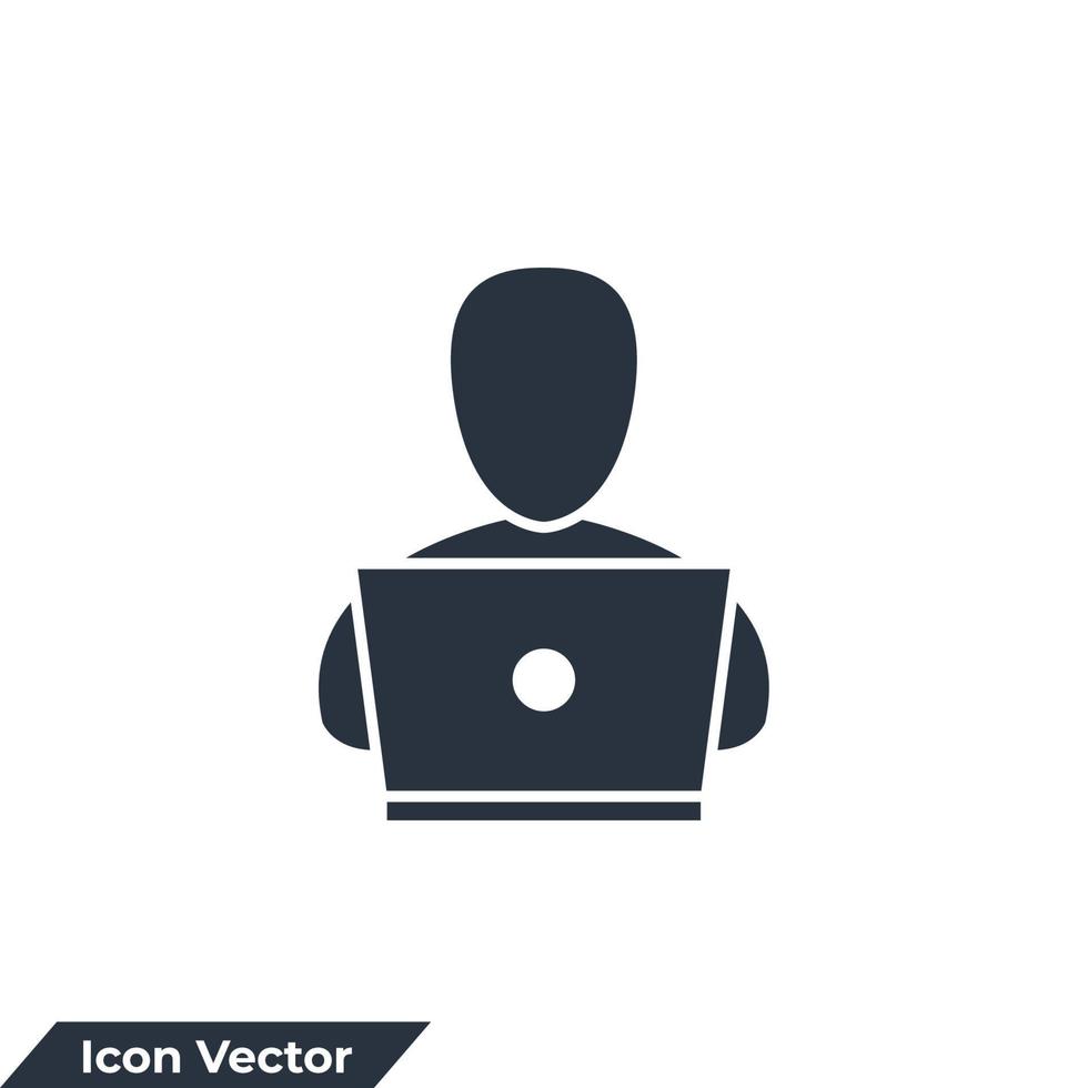 personal web icon logo vector illustration. Personal data security symbol template for graphic and web design collection