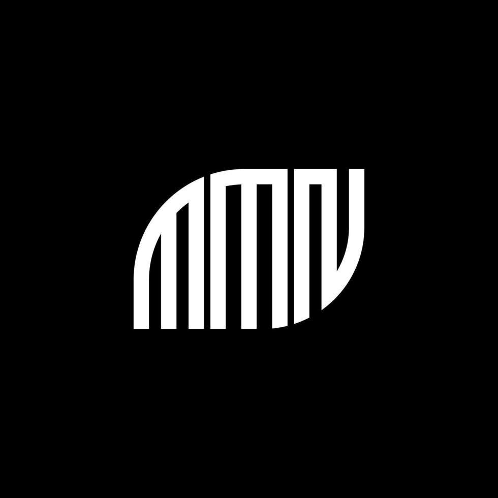 MMN letter logo design on black background. MMN creative initials letter logo concept. MMN letter design. vector