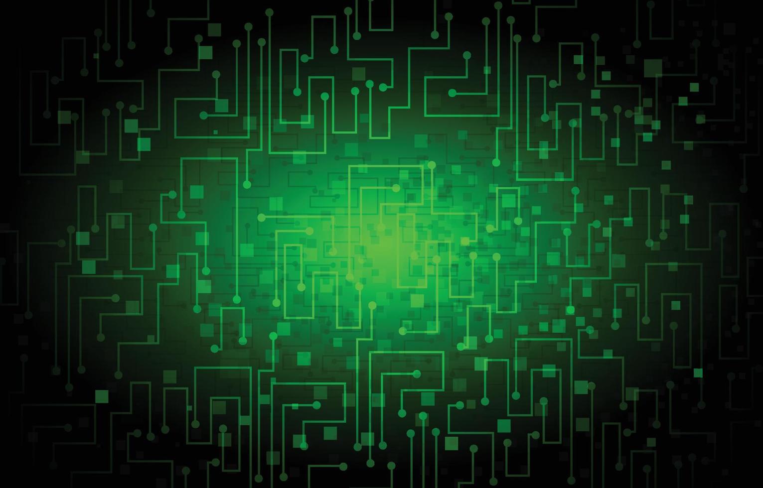 fondo de tecnología verde vector