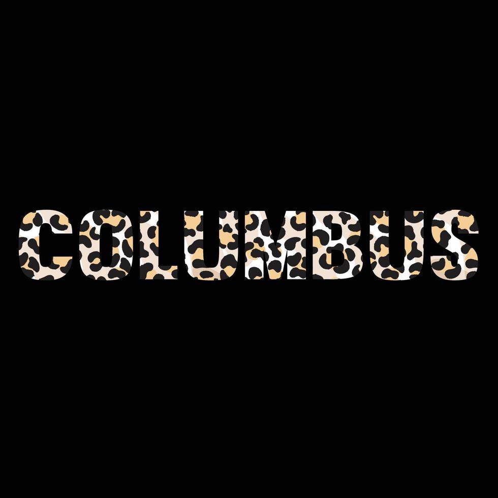 Columbus t shirt design vector