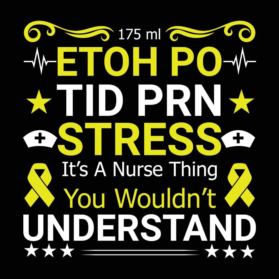 Nurse t shirt design vector