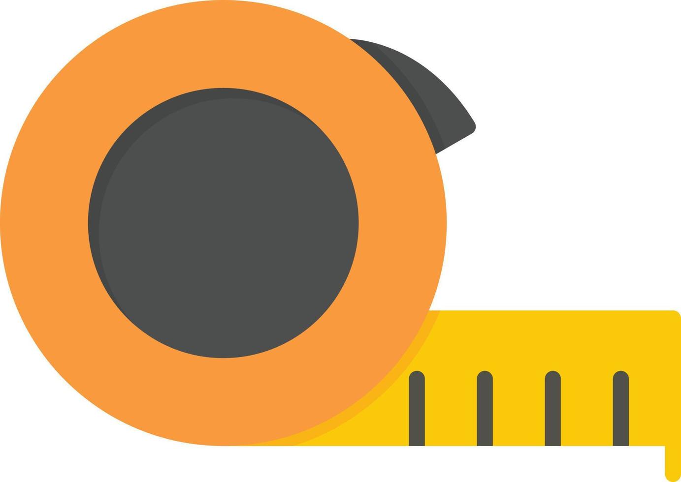 Measuring Tape Flat Icon vector