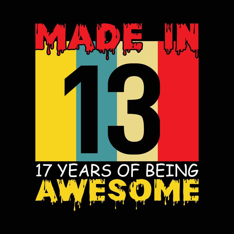 Birthday t shirt design vector