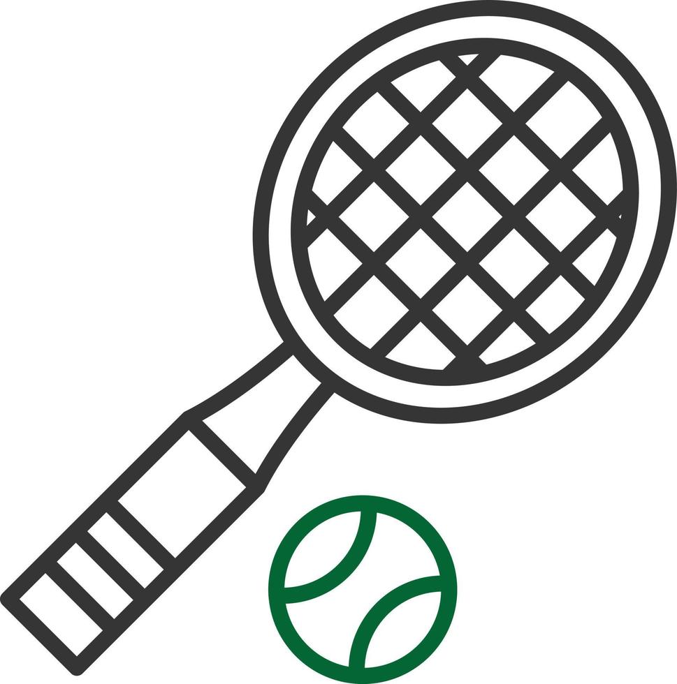 Tennis Line Two Color vector