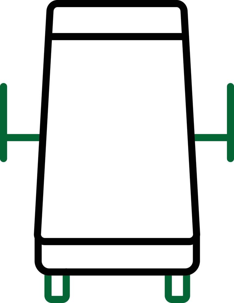 Table Line Two Color vector