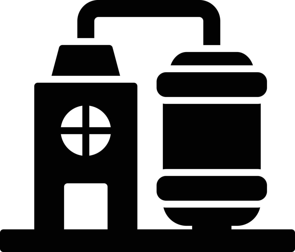 Plant Tank Glyph Icon vector