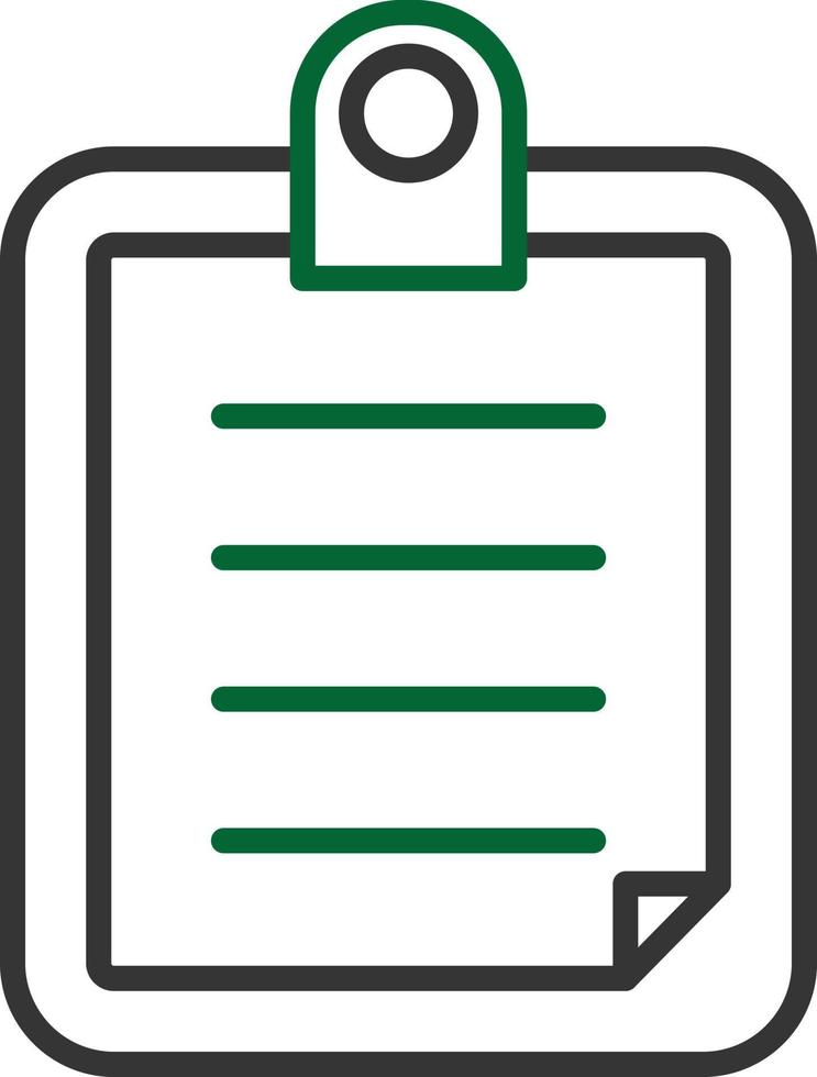 List Line Two Color vector