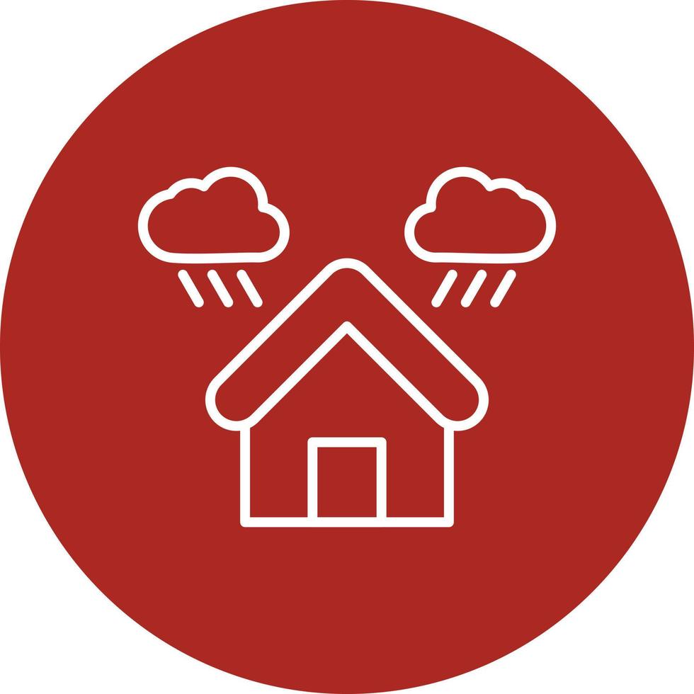 Shelter Line Circle Multicolor vector