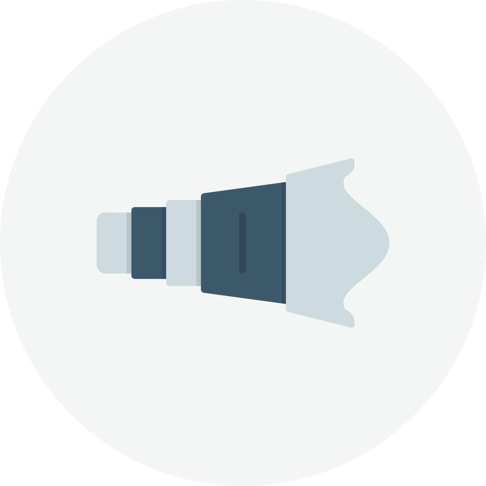 Camera Lens Flat Circle vector