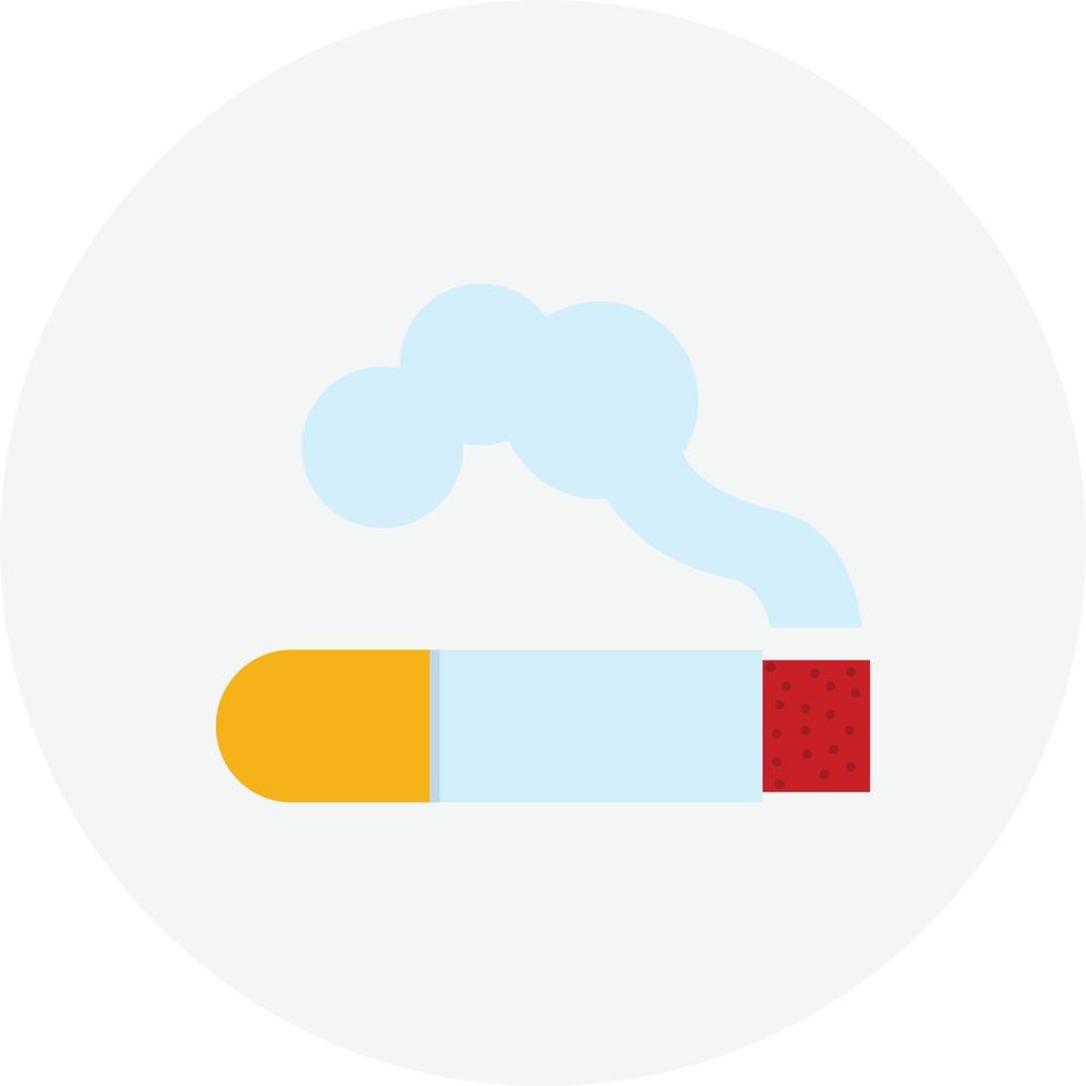 Smoking Flat Circle vector