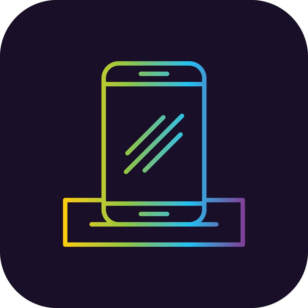 Phone Gradient Icon vector