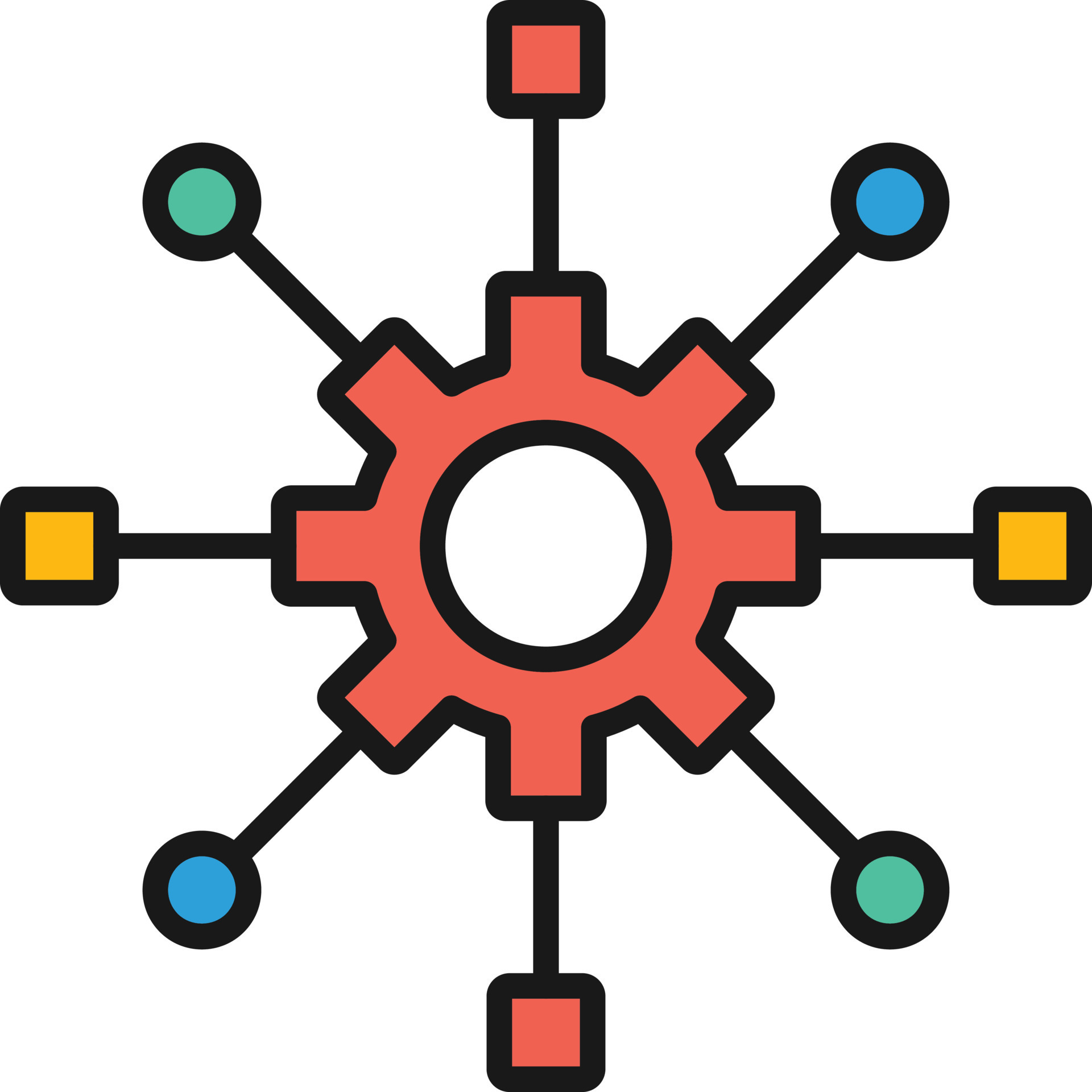 Algorithm Line Filled 9647634 Vector Art at Vecteezy