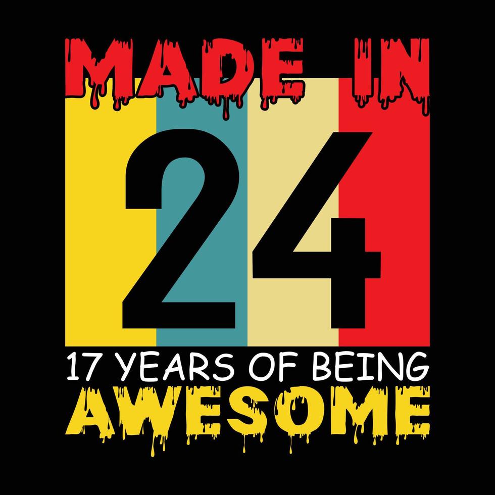 Birthday t shirt design vector