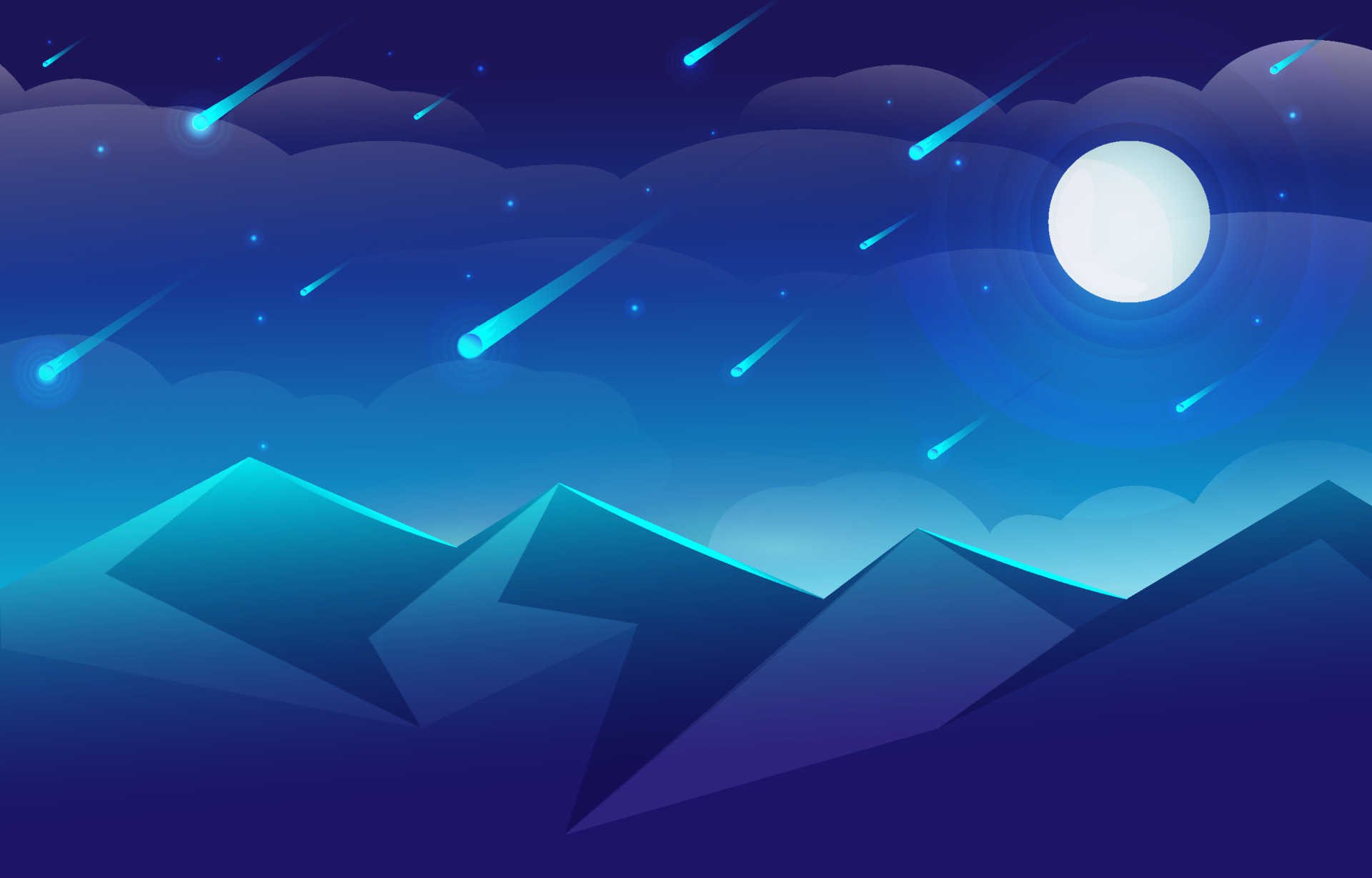 Meteor Shower Background 9647711 Vector Art at Vecteezy