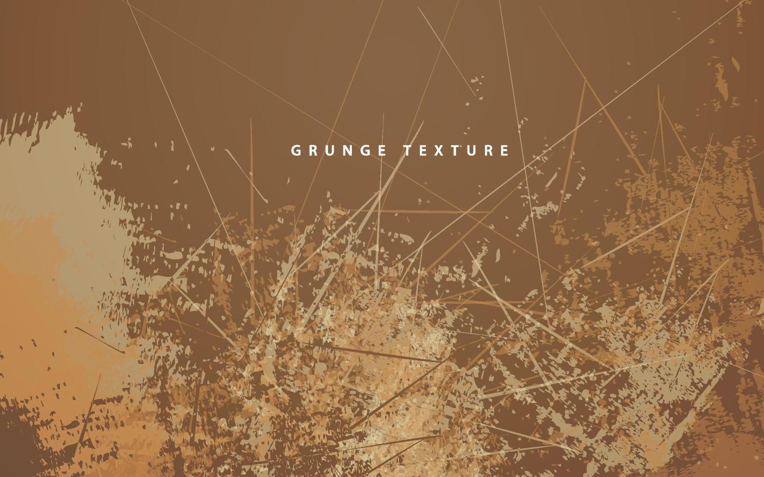 Abstract brown color grunnge texture splash paint background vector