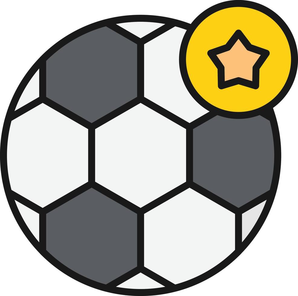 Football Glyph Icon vector