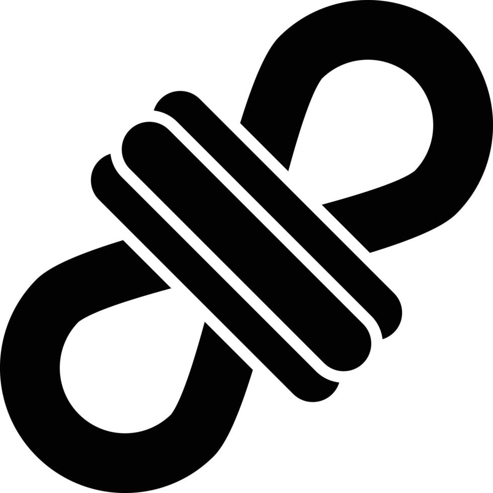 Rope Glyph Icon vector