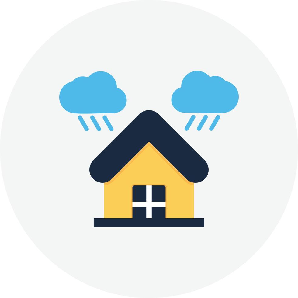 Shelter Flat Circle vector