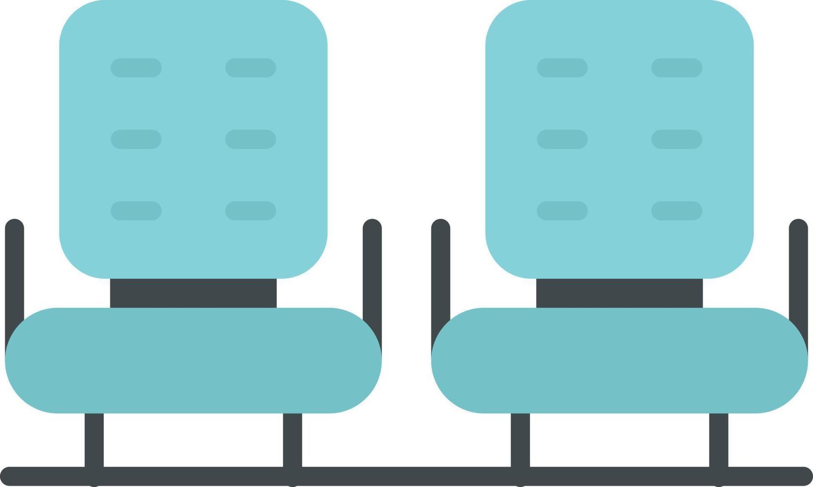 Seats Flat Icon vector