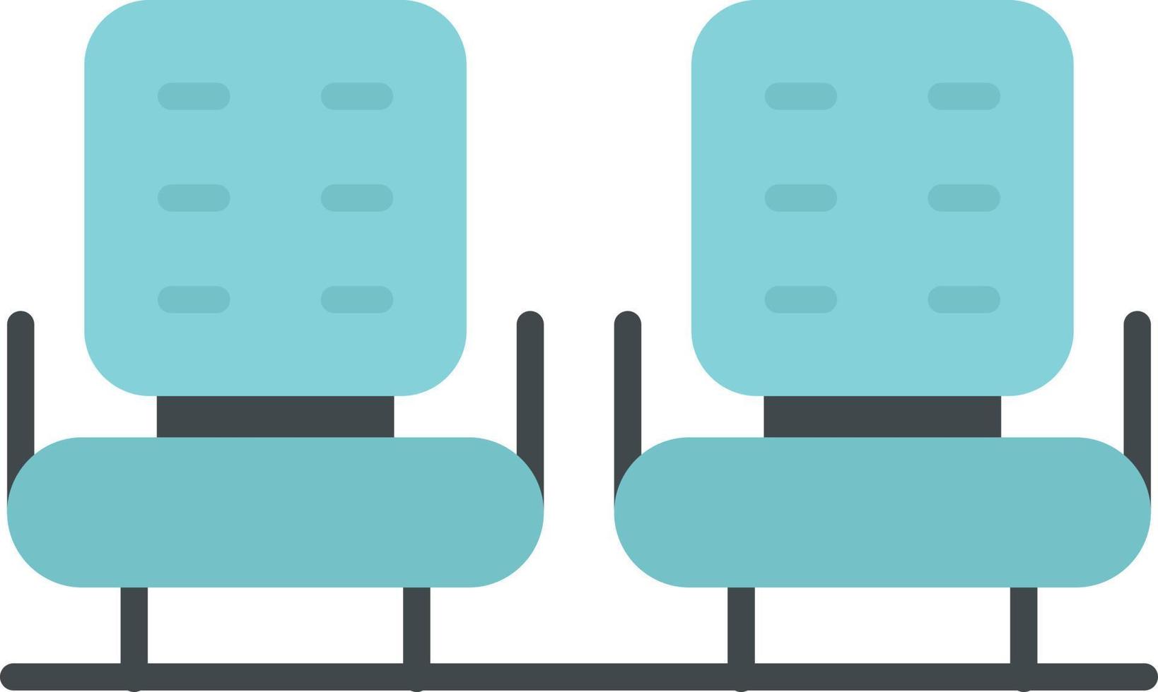 Seats Flat Icon vector