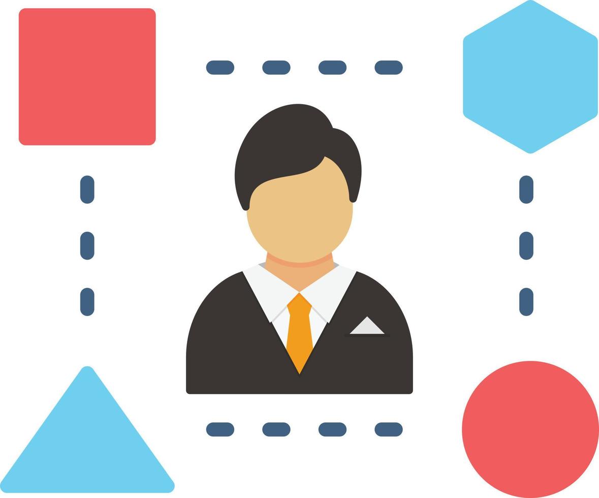 Adaptive Flat Icon vector