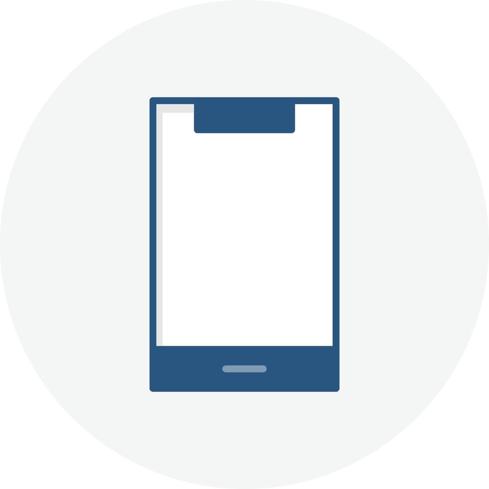 Smartphone Flat Circle vector