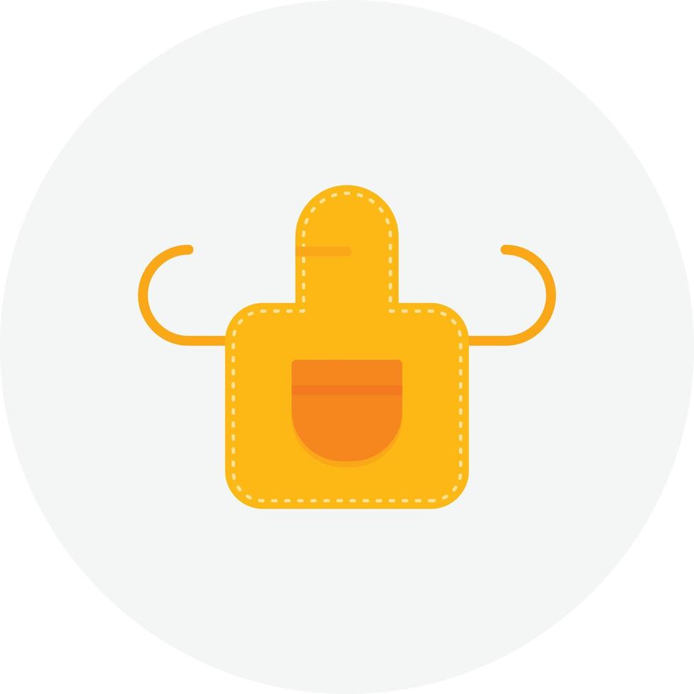 Apron Flat Circle vector