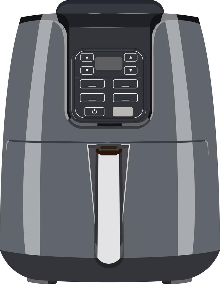 isolated air fryer vector illustration