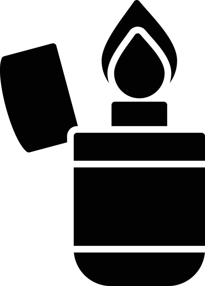 Lighter Glyph Icon vector