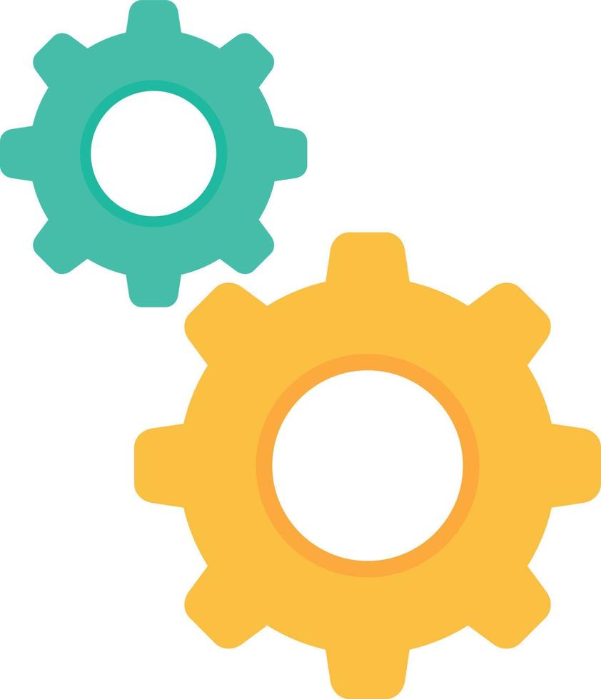 Gear Flat Icon vector