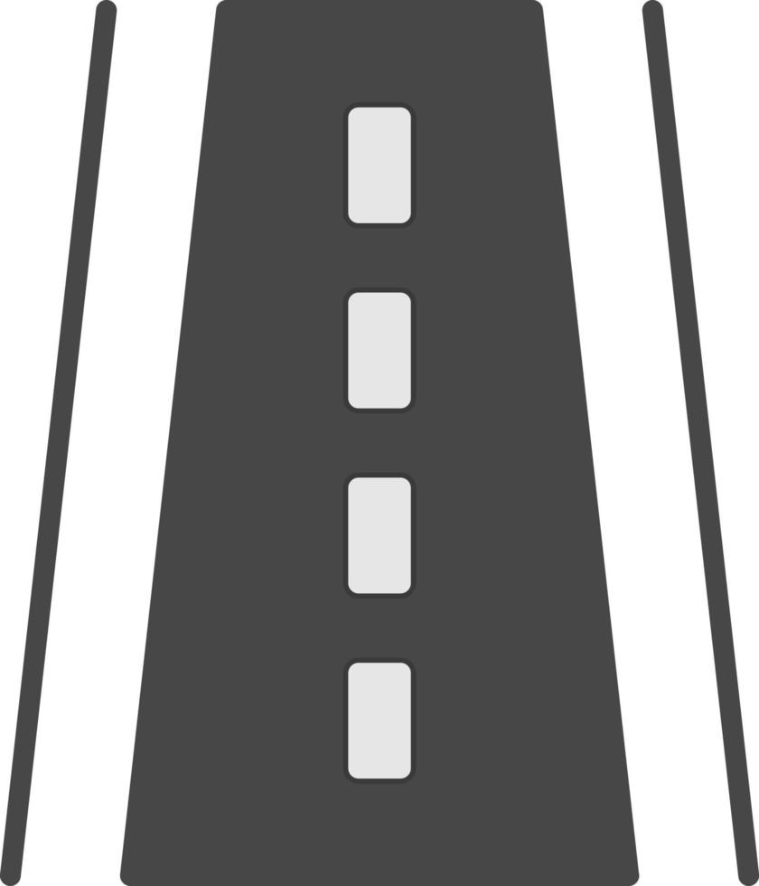 Runway Flat Icon vector
