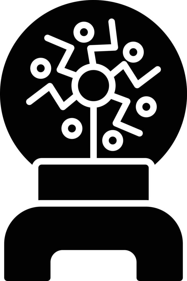 Plasma Glyph Icon vector