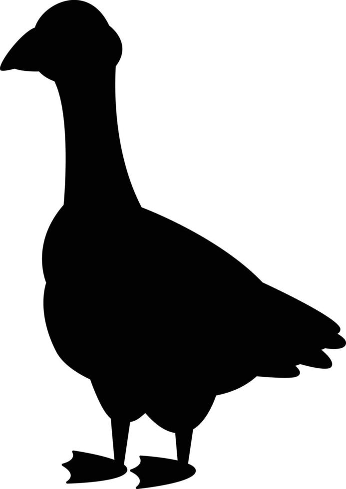 Duck vector silhouette