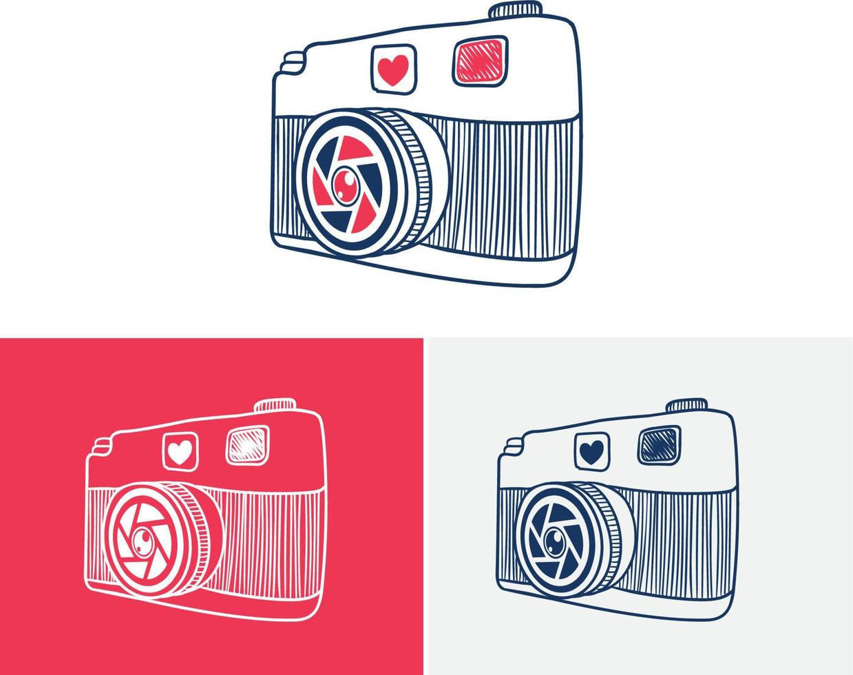 Digital Camera Logo, Photography Logo For Photo Studio vector