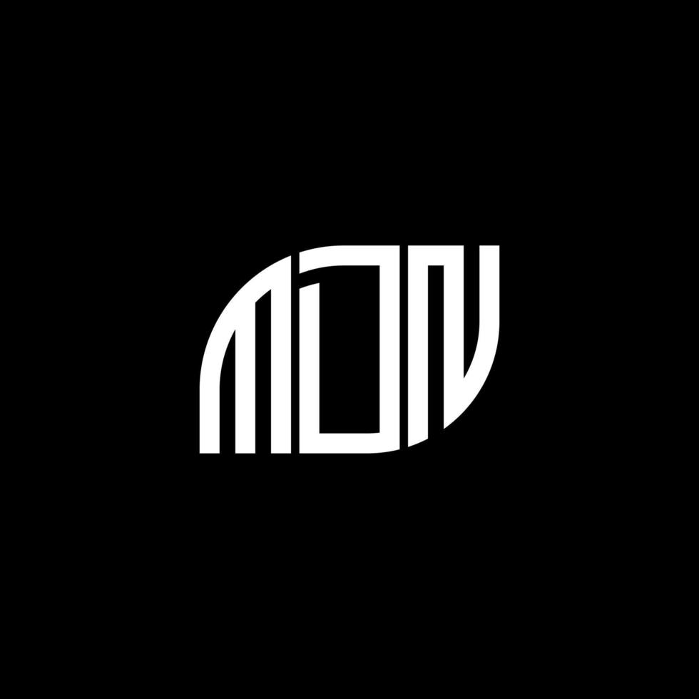 diseño de logotipo de letra mdn sobre fondo negro. concepto de logotipo de letra de iniciales creativas mdn. diseño de letras mdn. vector