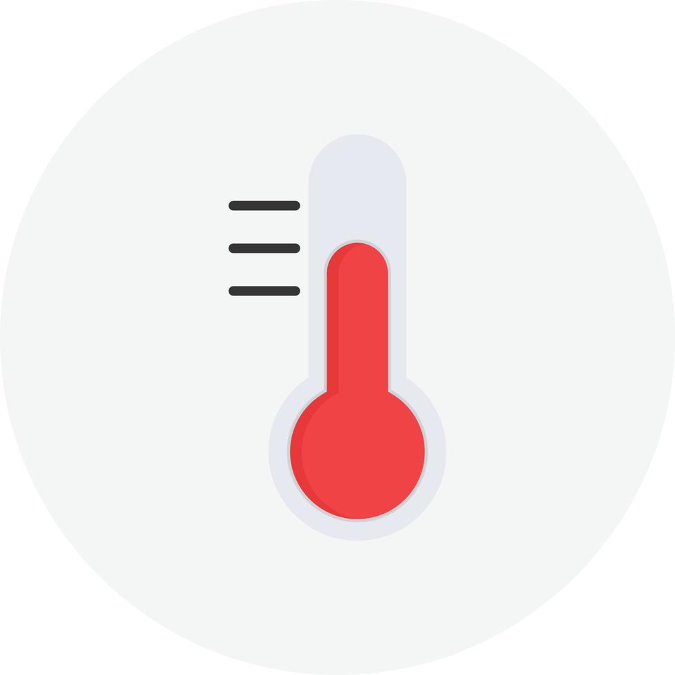 Thermometer Flat Circle vector