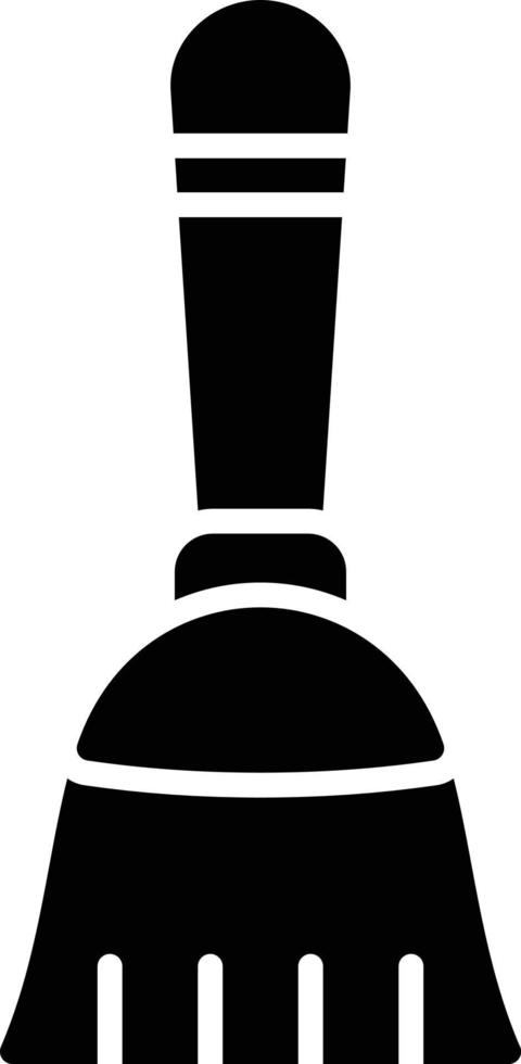 Broom Glyph Icon vector