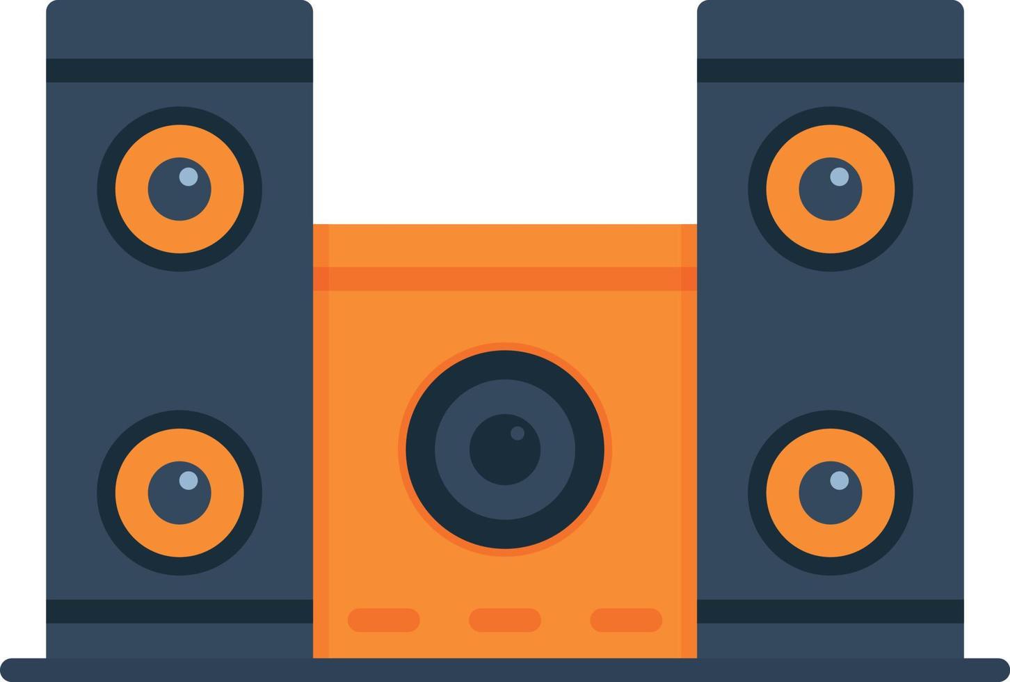Speakers Flat Icon vector