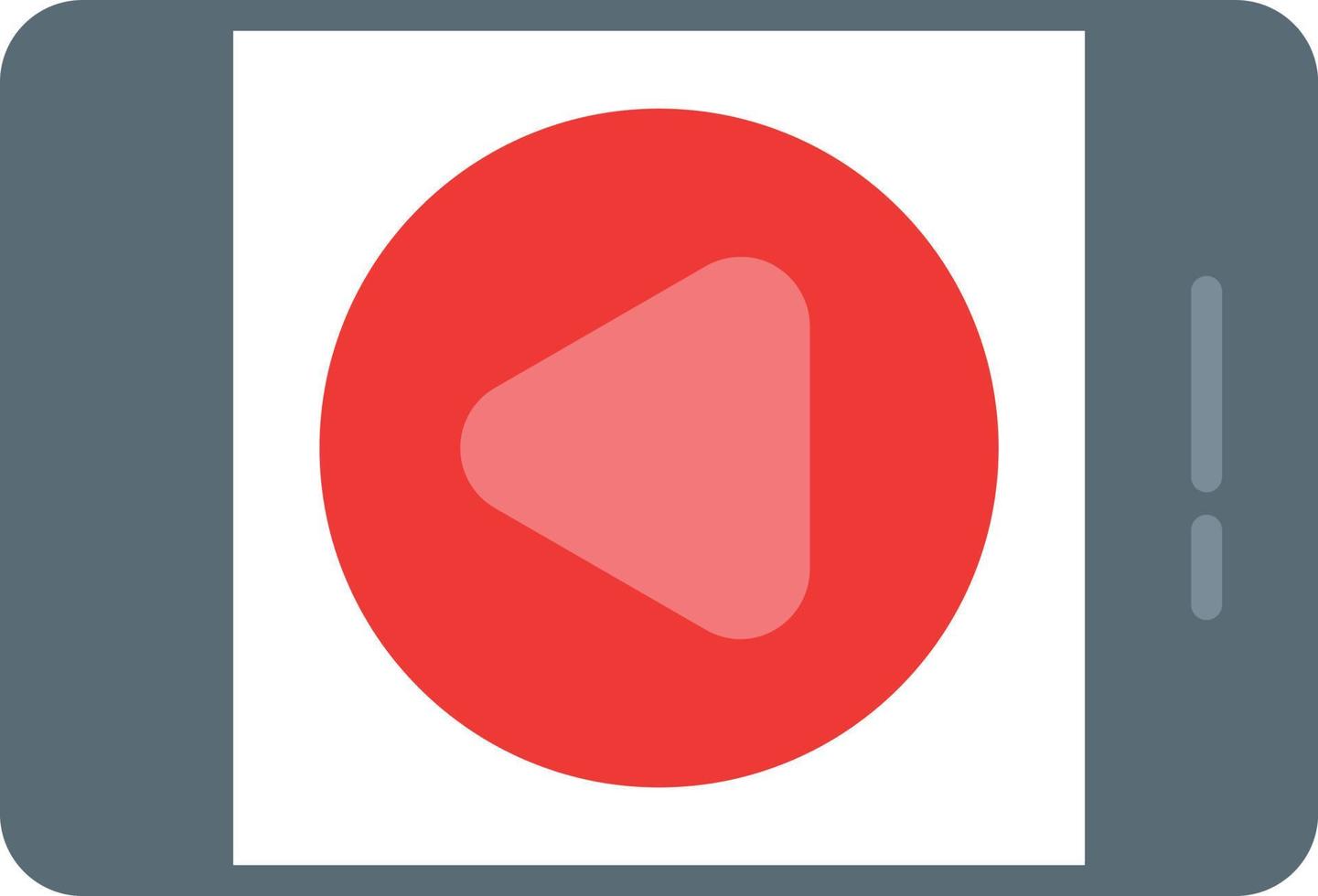 Live Streaming Flat Icon vector