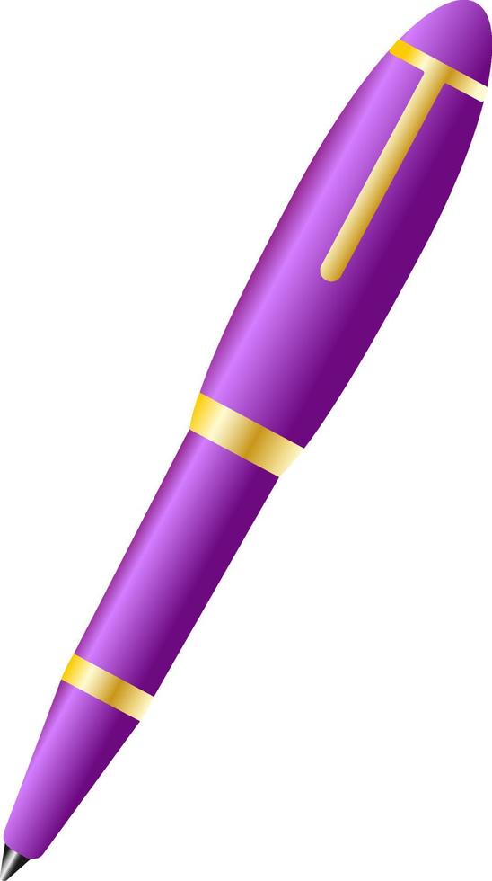 Fountain pen illustration vector