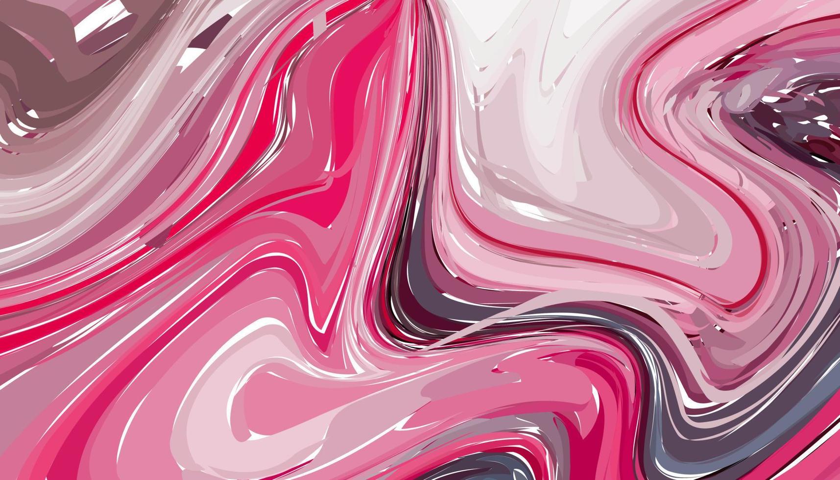 Modern and trendy abstract colorful liquid marble paint background Premium Vector