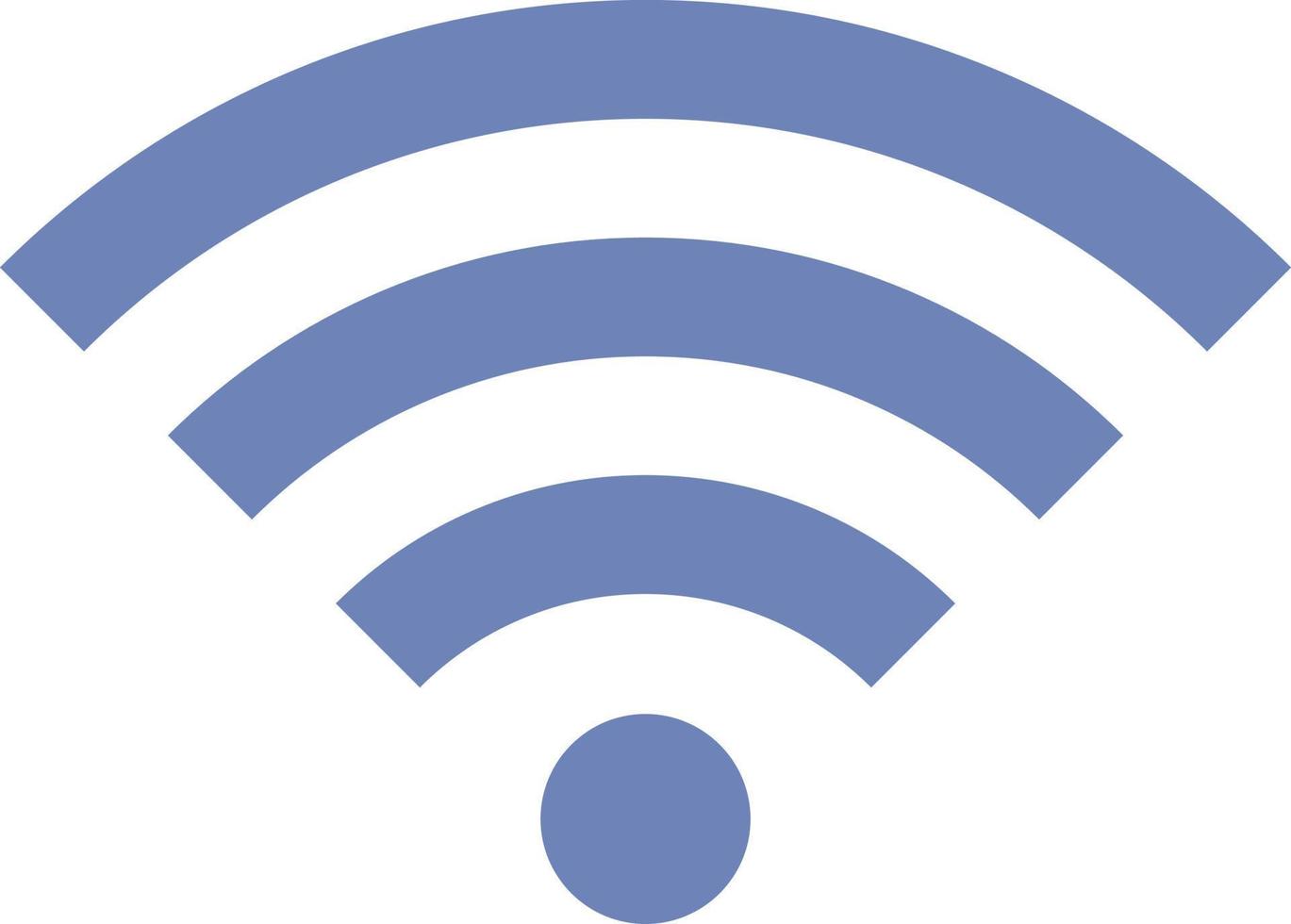 icono de señal wifi vector